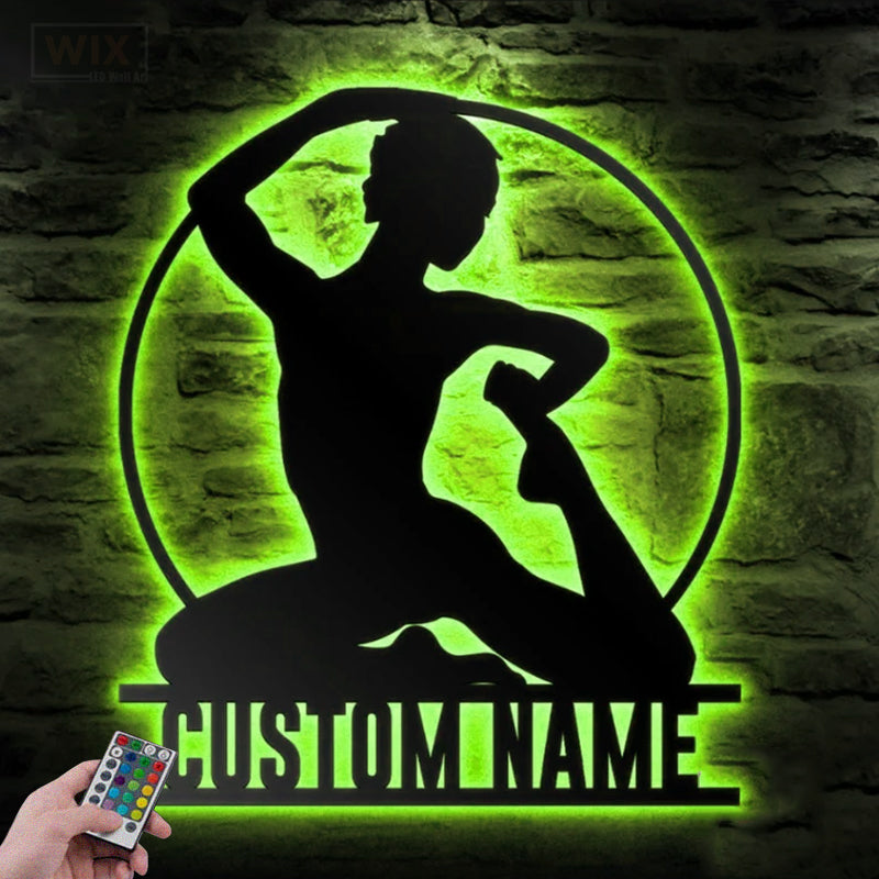 Gym LED Metal Sign