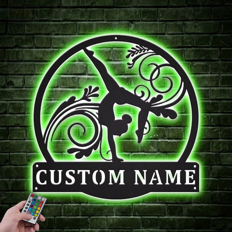 Gym LED Metal Sign