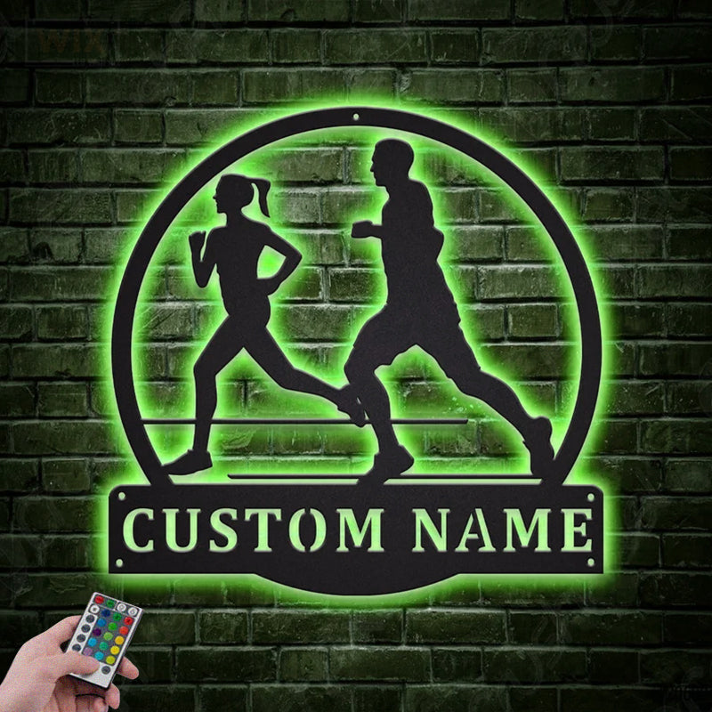Gym LED Metal Sign