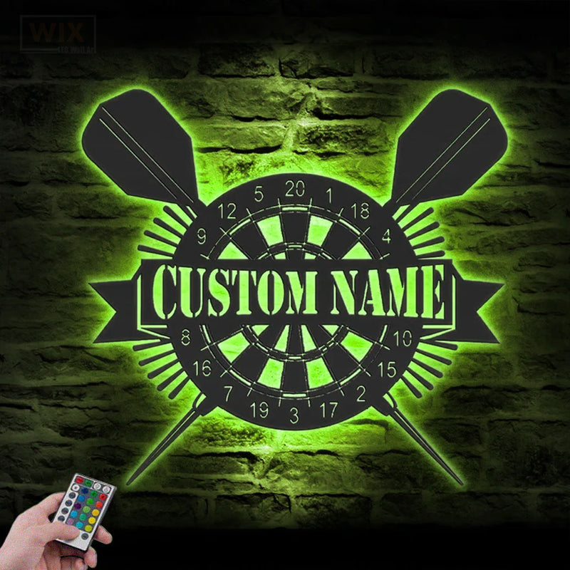 Gamer Zone LED Metal Sign