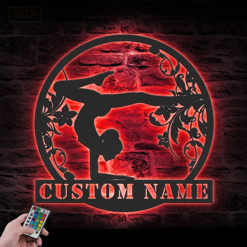 Gym LED Metal Sign