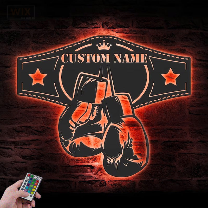 Gym LED Metal Sign