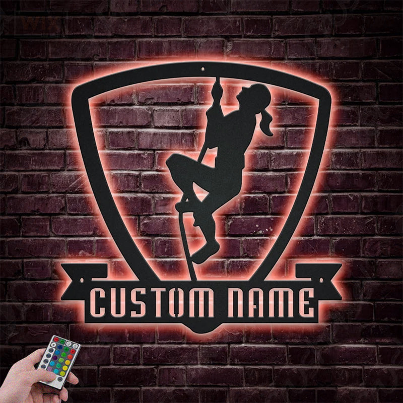Gym LED Metal Sign