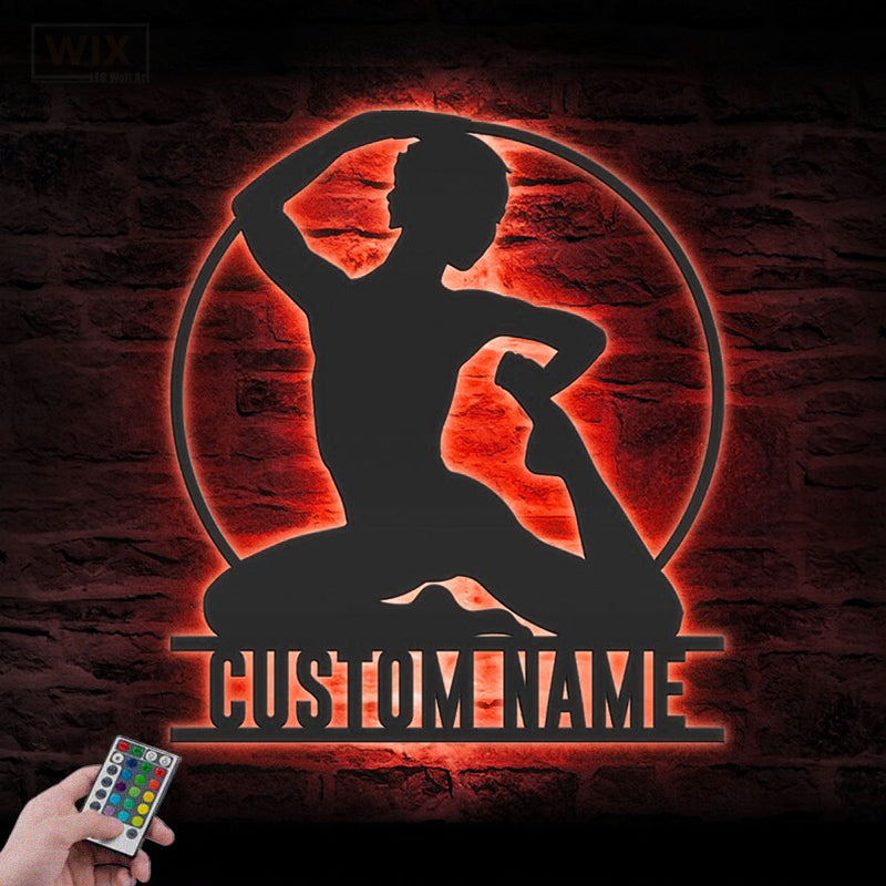Gym LED Metal Sign