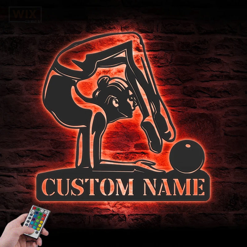 Gym LED Metal Sign