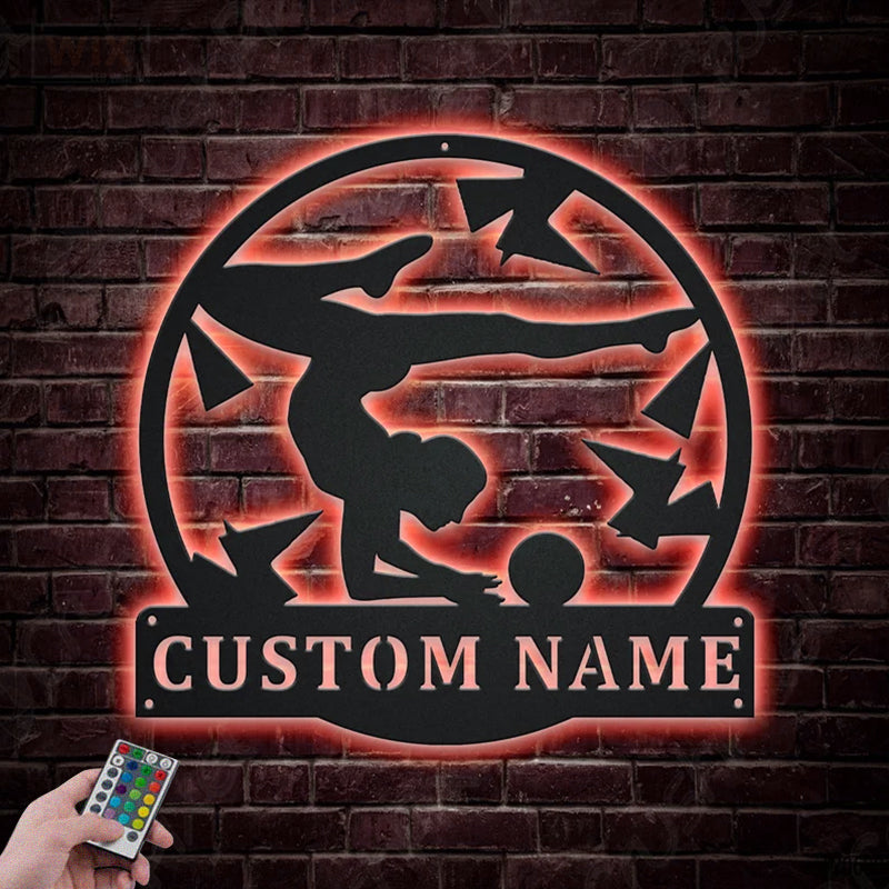 Gym LED Metal Sign