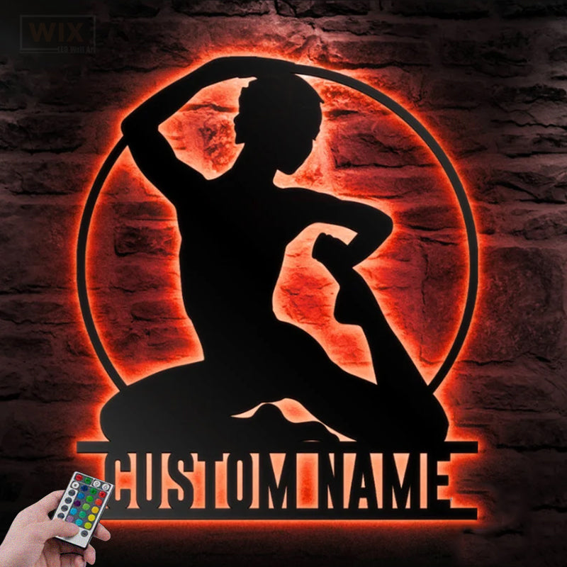 Gym LED Metal Sign