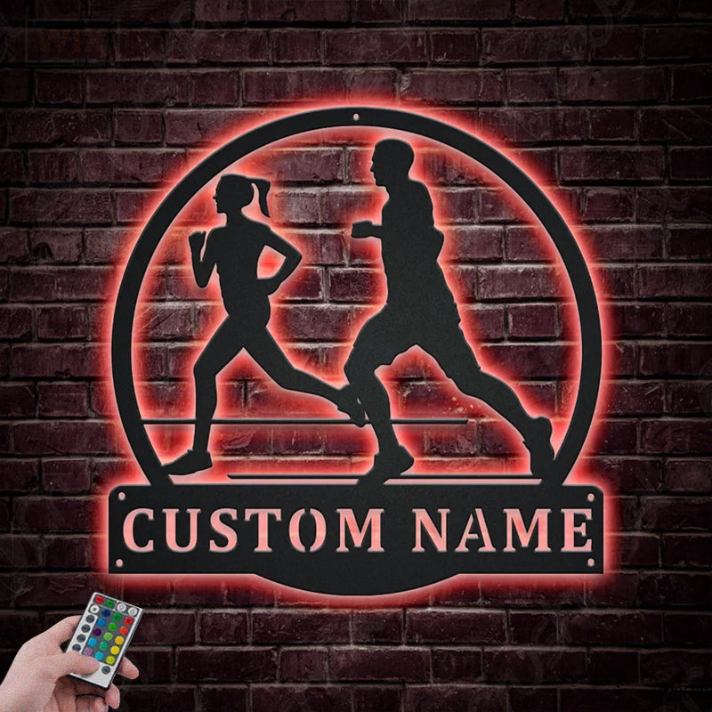 Gym LED Metal Sign