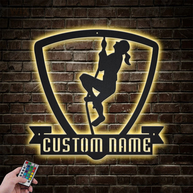Gym LED Metal Sign