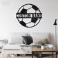 Soccer LED Metal Sign - Wix Decor