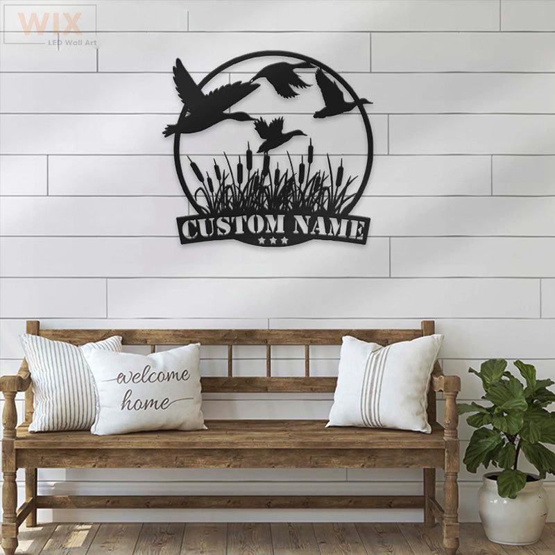 Hunting LED Metal Sign - Wix Decor