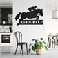 Horse LED Metal Sign 