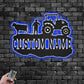 Farm LED Metal Sign 