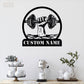 Gym LED Metal Sign 