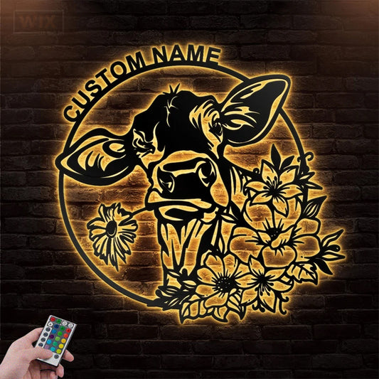 Farm LED Metal Sign - Wix Decor