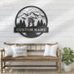Mountain Bike LED Metal Sign - Wix Decor