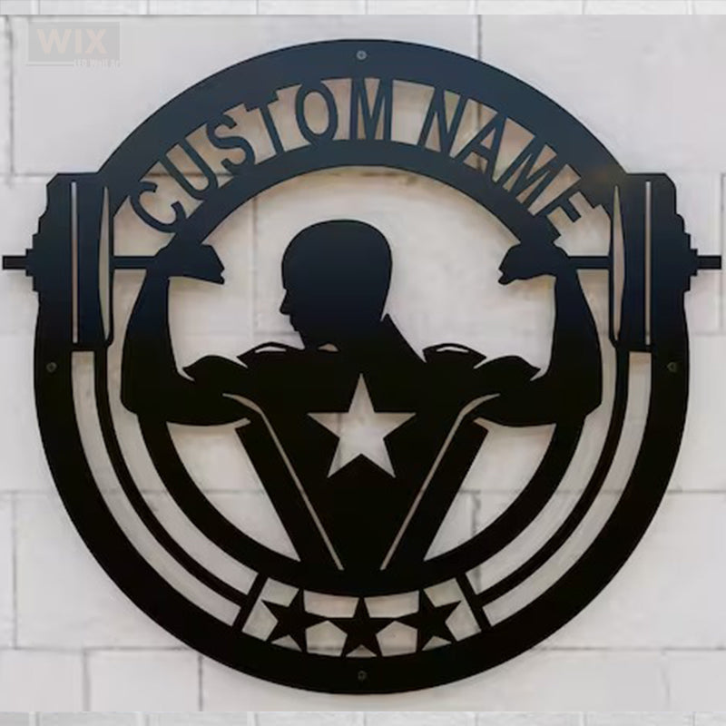 Gym LED Metal Sign 
