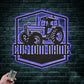 Farm LED Metal Sign 