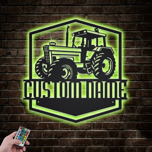 Farm LED Metal Sign
