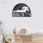 Horse LED Metal Sign 
