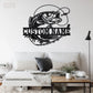 Fishing LED Metal Sign - Wix Decor