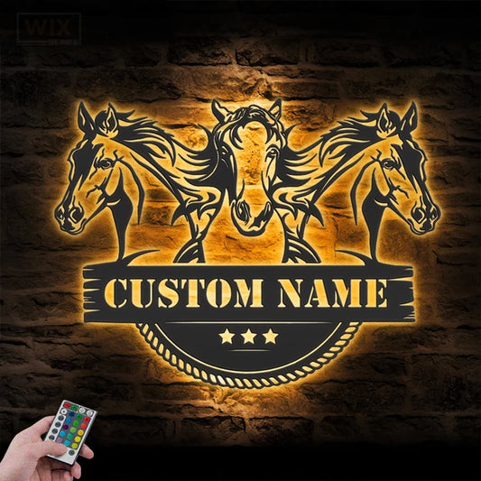 Farm LED Metal Sign