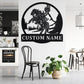Horse LED Metal Sign 