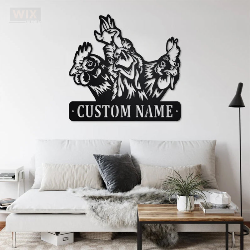 Farm LED Metal Sign - Wix Decor