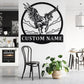 Horse LED Metal Sign 