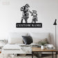 Mountain Bike LED Metal Sign - Wix Decor