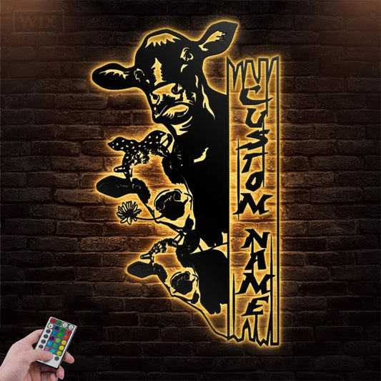 Farm LED Metal Sign - Wix Decor