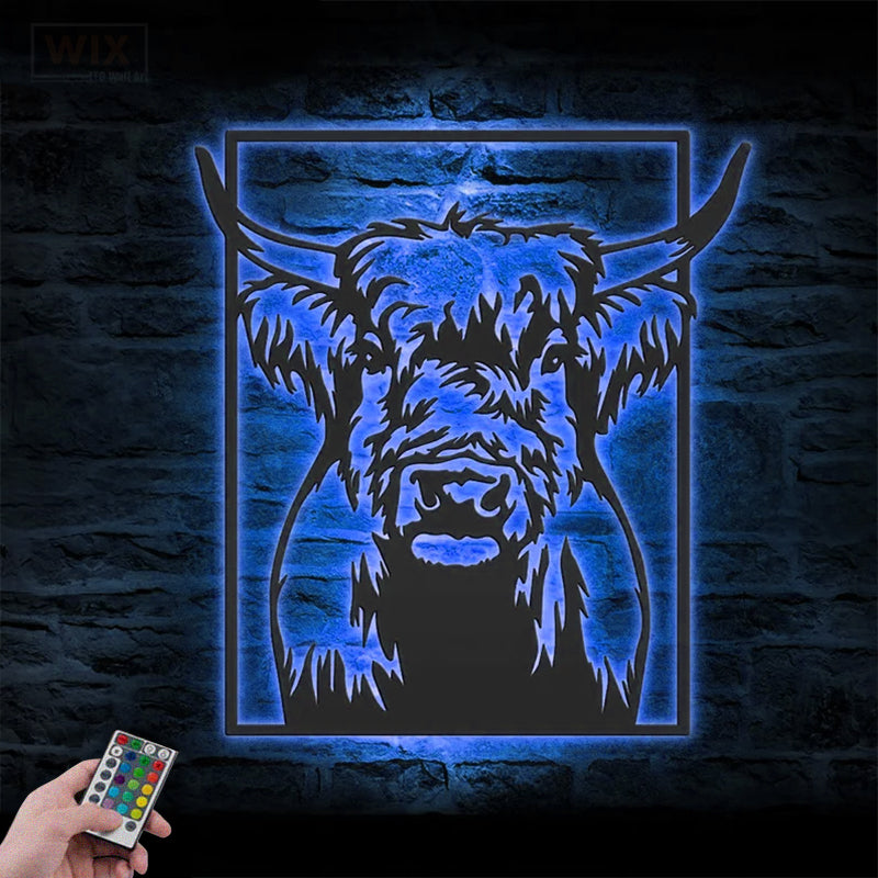 Farm LED Metal Sign - Wix Decor