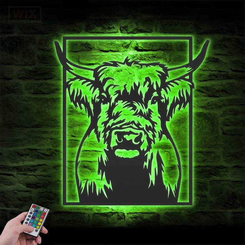 Farm LED Metal Sign - Wix Decor