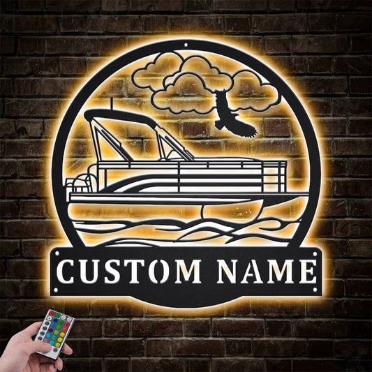 Lake House LED Metal Sign - Wix Decor