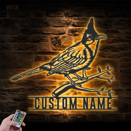 Birds LED Metal Sign - Wix Decor