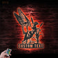 Hunting LED Metal Sign - Wix Decor