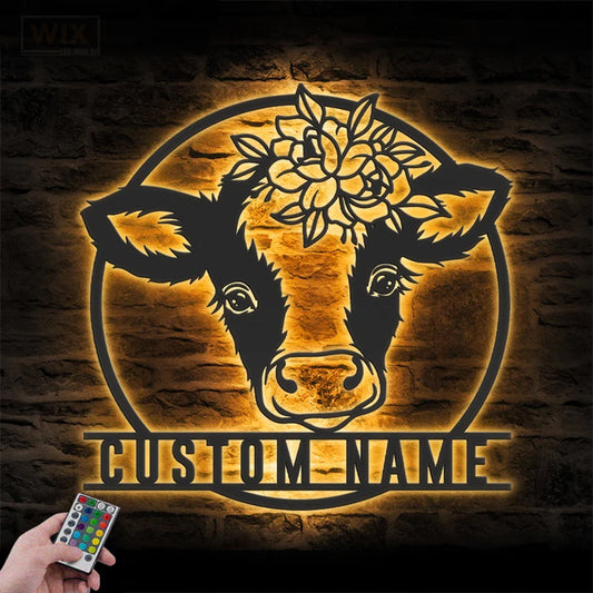 Farm LED Metal Sign - Wix Decor