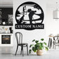 Golf LED Metal Sign 