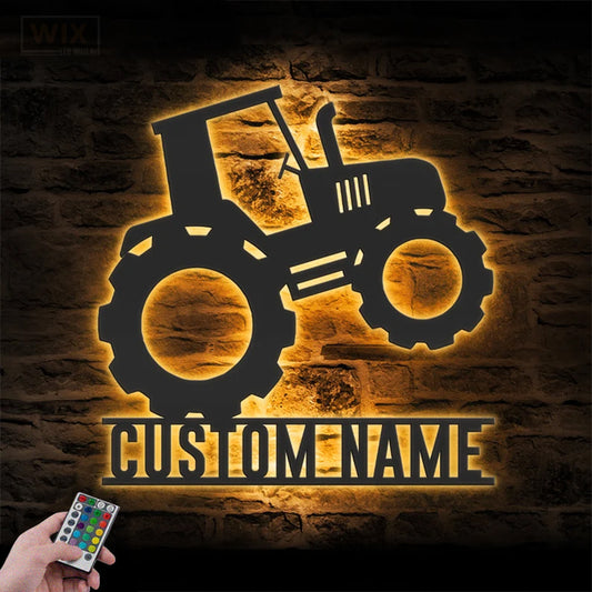 Farm LED Metal Sign - Wix Decor