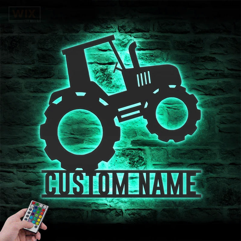 Farm LED Metal Sign - Wix Decor