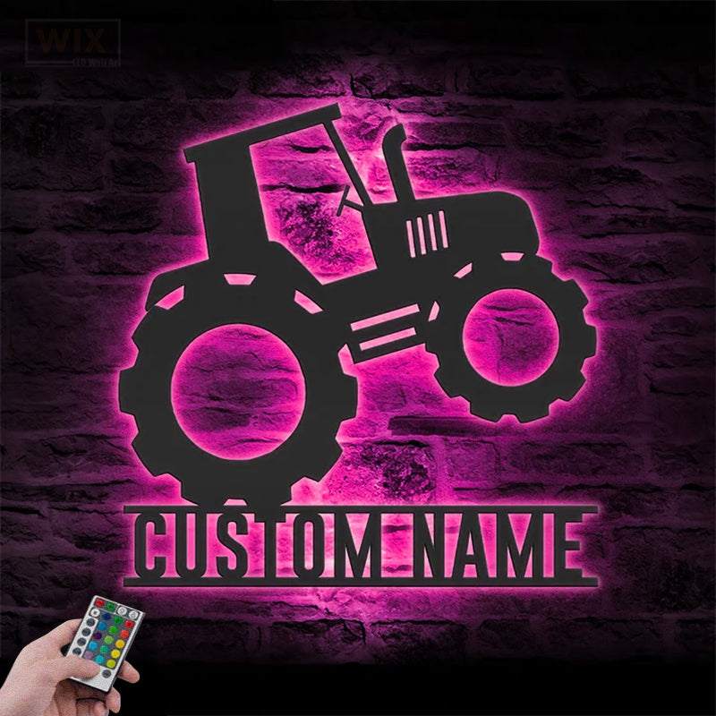 Farm LED Metal Sign - Wix Decor