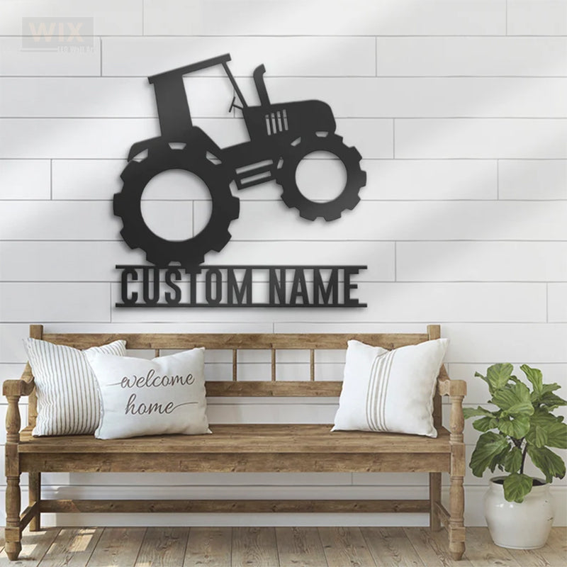 Farm LED Metal Sign - Wix Decor