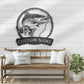 Fishing LED Metal Sign 