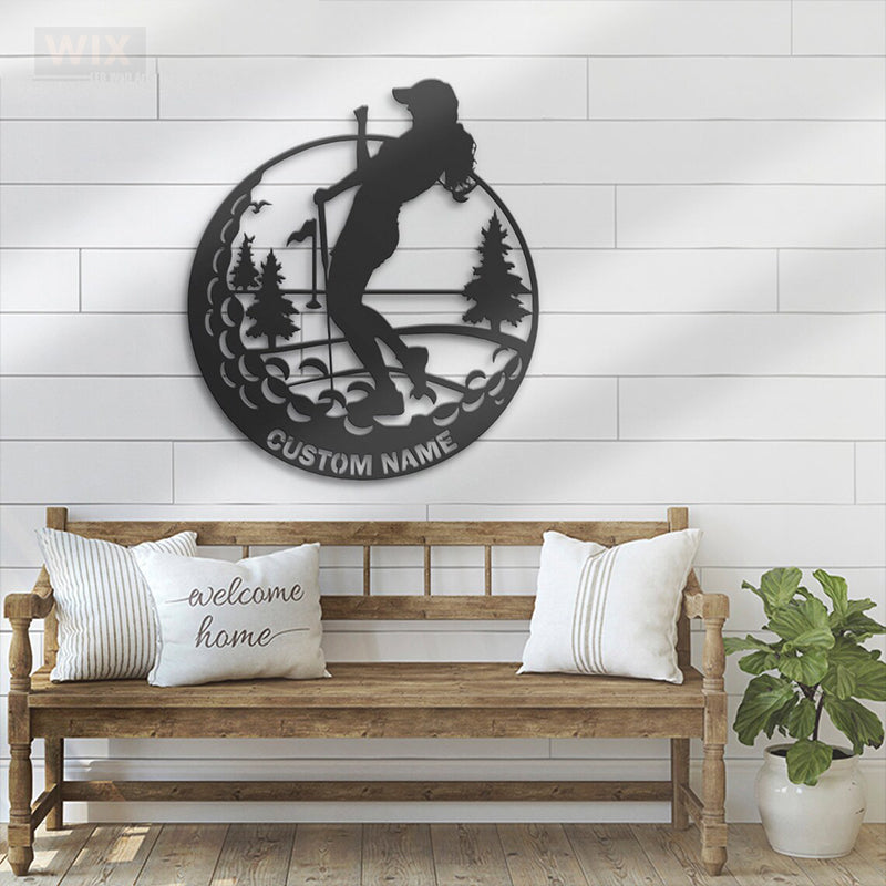 Gofl LED Metal Sign 