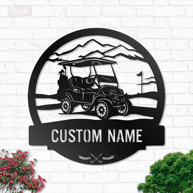 Gofl LED Metal Sign 