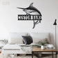 Fishing LED Metal Sign - Wix Decor