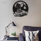 Mountain Bike LED Metal Sign - Wix Decor