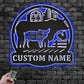 Farm LED Metal Sign 