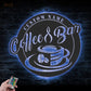 Coffee Shop LED Metal Sign - Wix Decor
