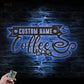 Coffee Shop LED Metal Sign - Wix Decor